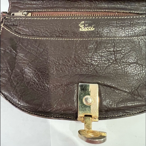 Vintage Gucci Round Edge Canvas Monogram Wallet - Picture 5 of 16